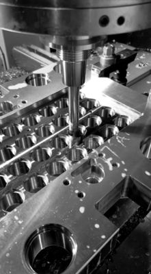 Einspritzungs-Bearbeitungspräzisions-Reiben Plastikform-Basis-Stahlfarbe-CNC