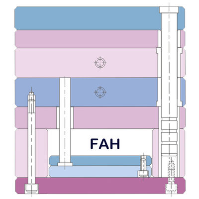 MAKINO-Standardform-Basis mit Präzisions-Prägeoberflächenbehandlung